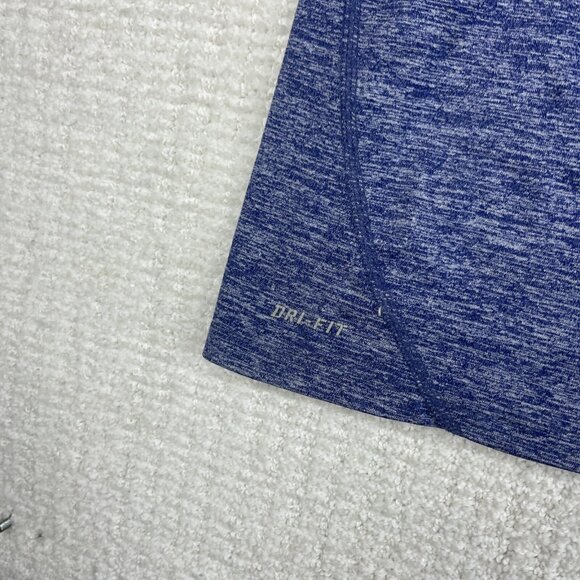 Nike Dri Fit Running Men's Large Blue/Purple 1/4 Zip Pullover 683485-457 Shirt - Picture 8 of 16
